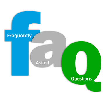"FAQ" Letter Collage (frequently asked questions answers faqs)