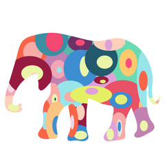 Colorful elephant