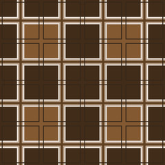 Mosaic of brown squares