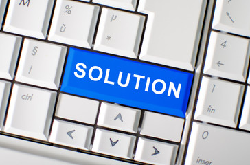 Solution key on laptop keyboard