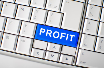 Profit key on laptop keyboard