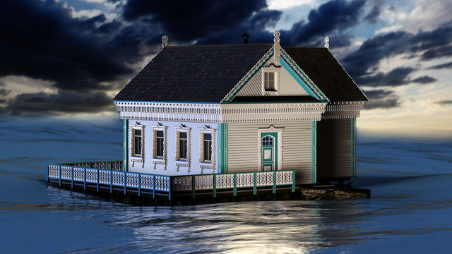 Haus im Meer