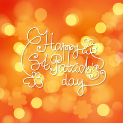 St. Patrick day card