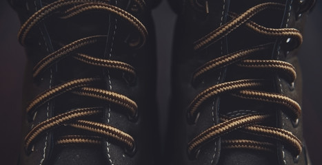 Close-up image of boots