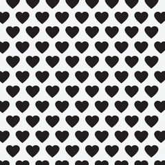 Vector heart Valentines day pattern background