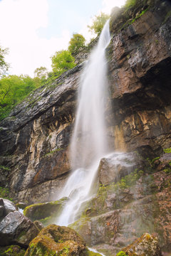 Pine Stone (Borov Kamak) waterfall in Balkan Mountains, Bulgaria © Ongala