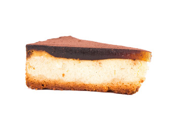 Cheesecake close up.