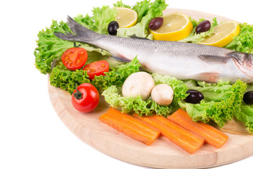 Composition of fresh seabass