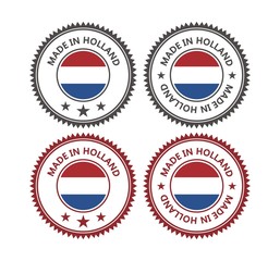 made in holland - badges
