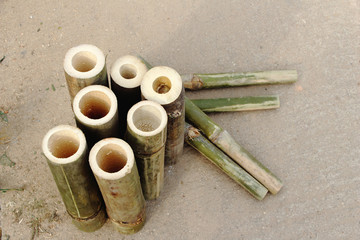 log of bamboo