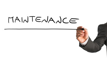 Writing word Maintenance on virtual screen