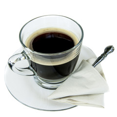 Espresso coffee isolated