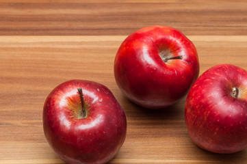 Golden delicious apples close up