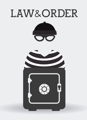 Law design, vector illustration.