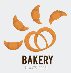 Bakery design, vector illustration.