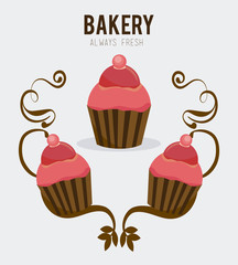 Bakery design, vector illustration.