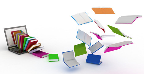 books fly into your laptop