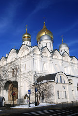 Fototapeta na wymiar Archangels church. Moscow Kremlin. UNESCO Heritage Site.