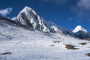 view of Pumori from Kala Patthar