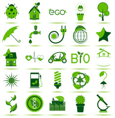 Green Eco Icons 3