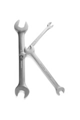 letters made of wranches isolated on white background