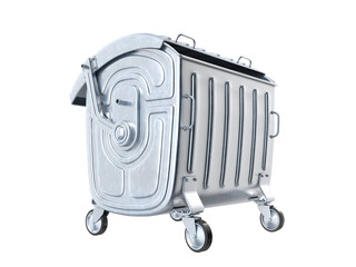 Dumpster. 3D isolated