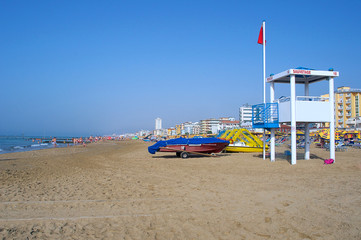 Fototapeta premium Adriatic Sea beach at the morning