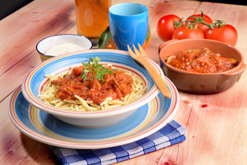 TROFIE TOMATO SAUCE WITH ZUCCHINI