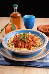TROFIE TOMATO SAUCE WITH ZUCCHINI