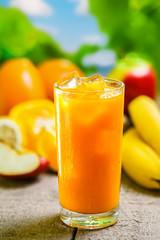 Fruit juice, fresh cold drink