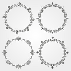 Set  of circle borders