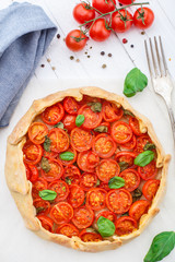 Cherry tomato tart