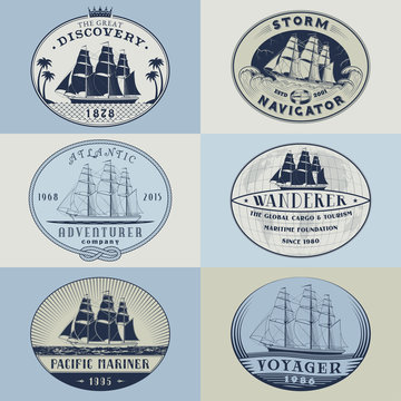 Nautical labelscolor1