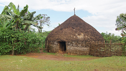 Dorf der Sidama, Äthiopien, Afrika