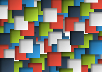 Background made of colorful 3d squares