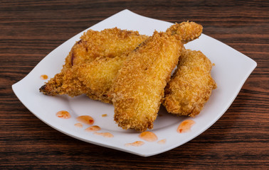 Fried prawn tempura