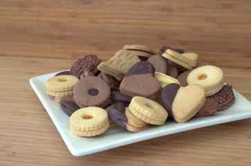 A plate or cookies.