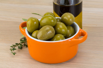 Green olives