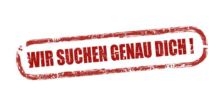 wir suchen genau dich button rot 1802