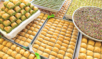 Turkish baklava and sweets