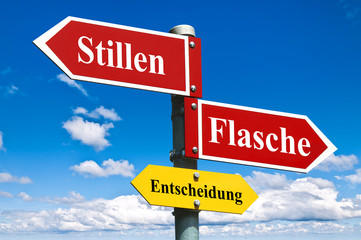 Stillen oder Flasche