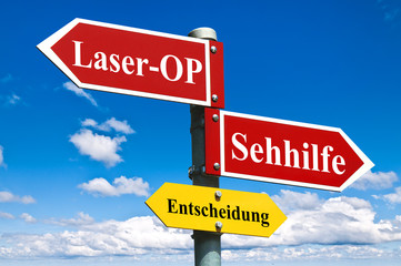 Laser-OP oder Sehhilfe