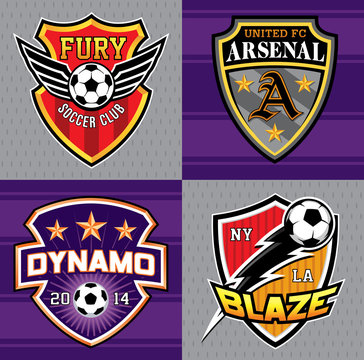 Soccer club emblem patches