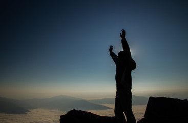 Happiness sunrise