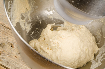 Kneading dough