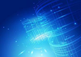 Abstract Technology Background
