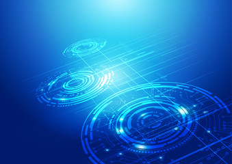 Abstract Technology Background