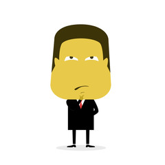 Businessman Thinks Suspicious