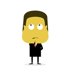 Businessman Thinking Elegant