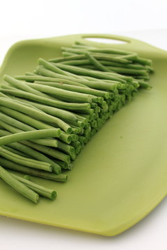 haricots &eacute;plucher